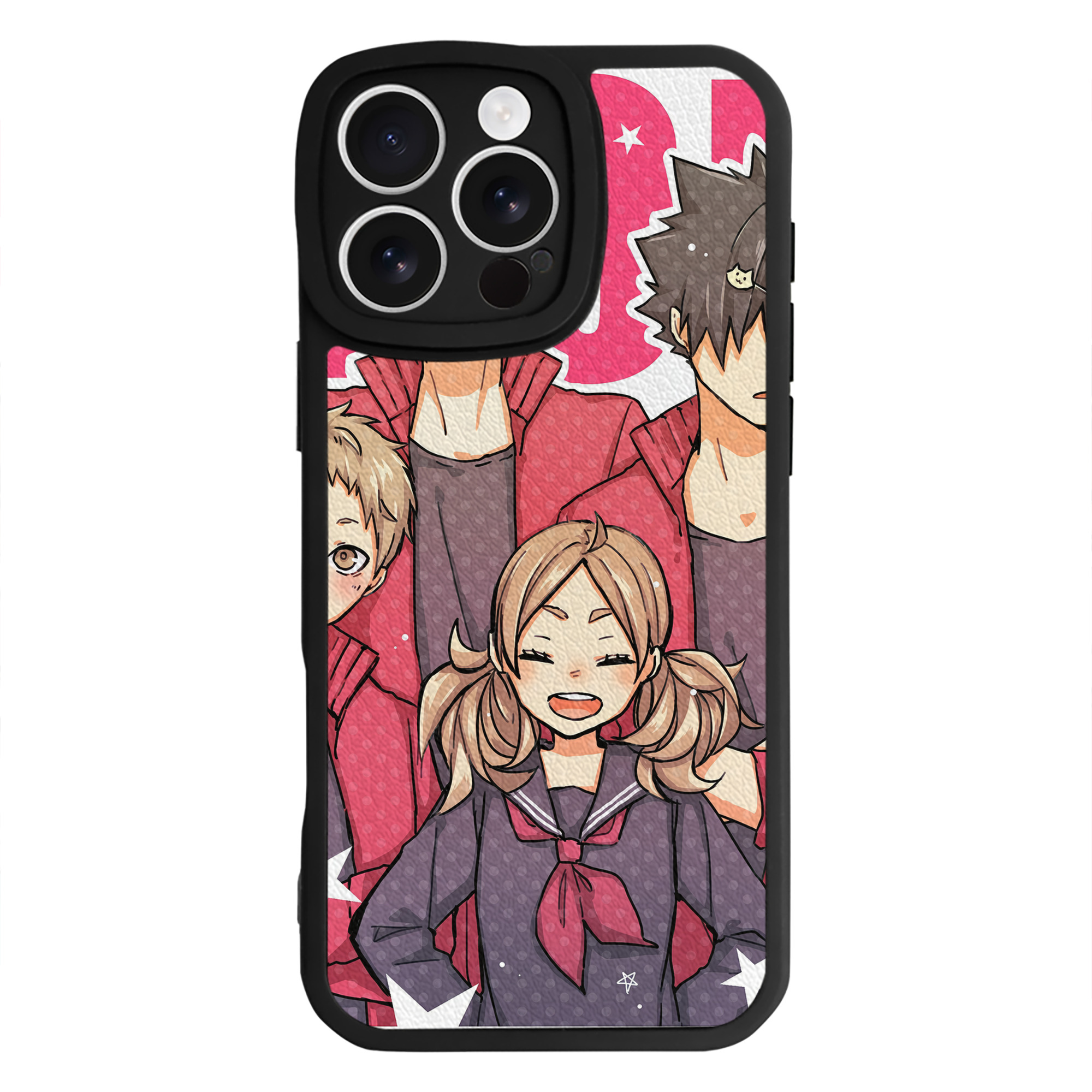 （画像用） ハイキュー!! Haikyu!! 【iPhone 16シリーズ対応】シリコンスマホケース（レザー調） 材質：シリコン